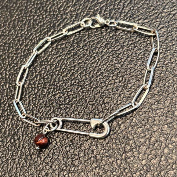 Men Bracelet with Tiger eye bead - Picture 3 of 3